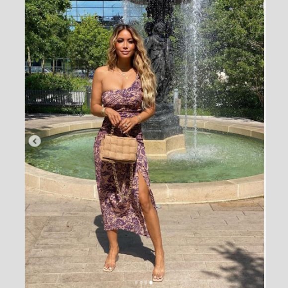 Zara Printed Co-Ord Sarong Skirt Set  Sz XS NWT - Picture 2 of 11